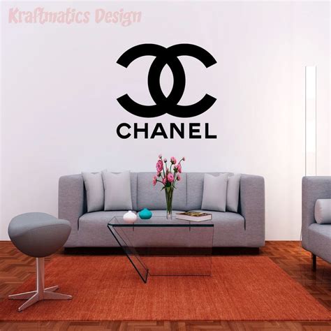 chanel logo decal